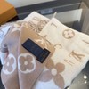 YP77-LV花卉字母山羊绒围巾流苏饰边（DSX） 商品缩略图13
