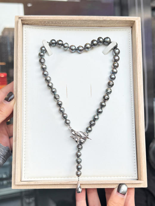 【挚友限定】s925银大溪地混彩巴洛克串珠8-11mm 商品图8