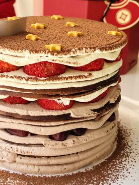 人人都爱的可可星星千层    三层夹心一次吃到爽