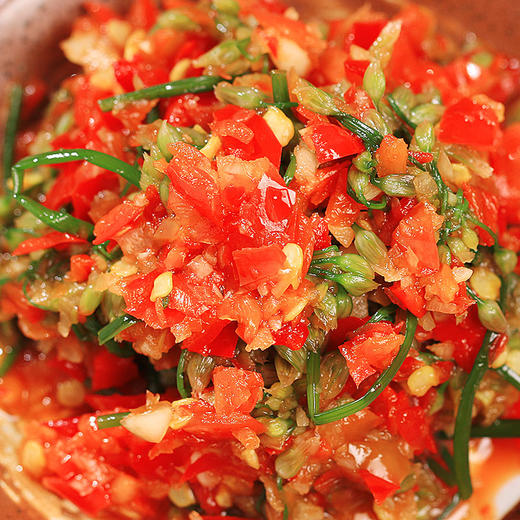 【自营】内蒙古巴林右旗古巴林右旗韭花酱风味辣酱组合200g*2 商品图3