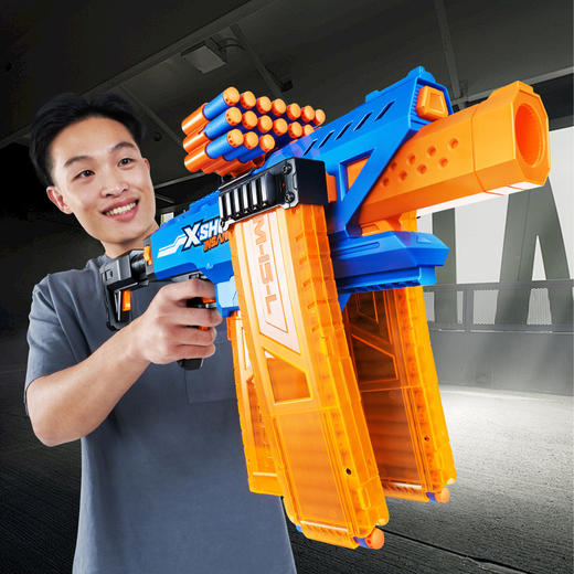 zuruX特攻巅锋系列火力战神电动发射器 小男孩玩具枪 软弹枪礼物 怡辰 商品图0