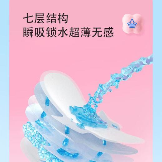 七度空间优雅系列超薄超长夜用卫生巾8片 QUC8808【20022495】 商品图3