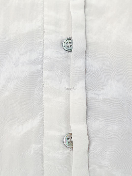 垂坠感天丝防晒衬衫女 薄雾粉宽松显瘦长袖衬衣春夏季新款 商品图3