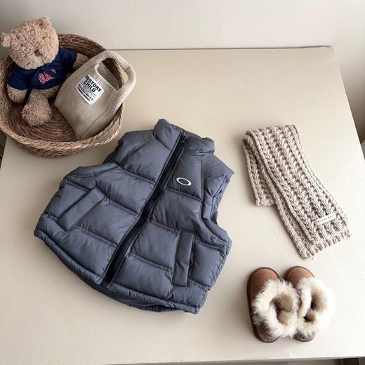 儿童小O经典色系棉马甲亲子潮流坎肩时尚外搭中大童立领100-170cm 商品图10