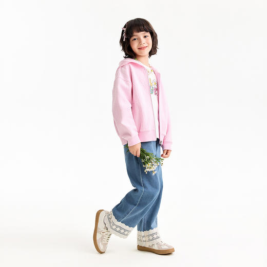 【实体店同款】女童针织外套春季新款安奈儿童装AG615110 商品图3