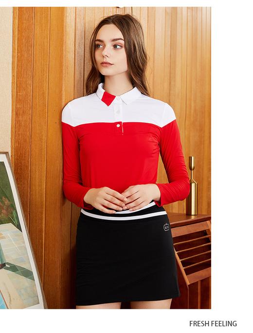 百乐图 女士运动拼色长袖 两色可选 21119623 商品图1