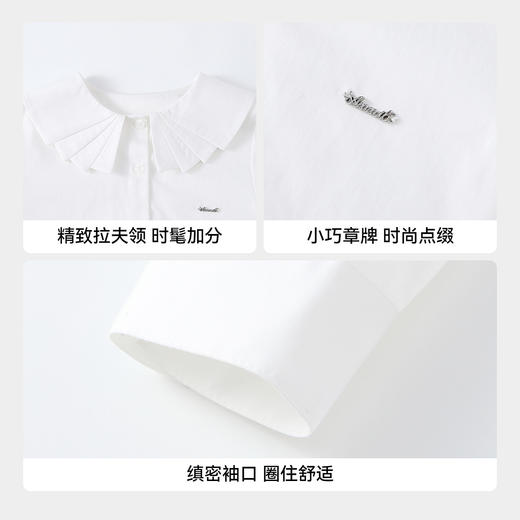 【实体店同款】女童翻领上衣春季新款安奈儿童装AG611086 商品图4