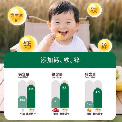 宝贝易餐婴幼儿趣味饼干80g（20g*4） 商品图5