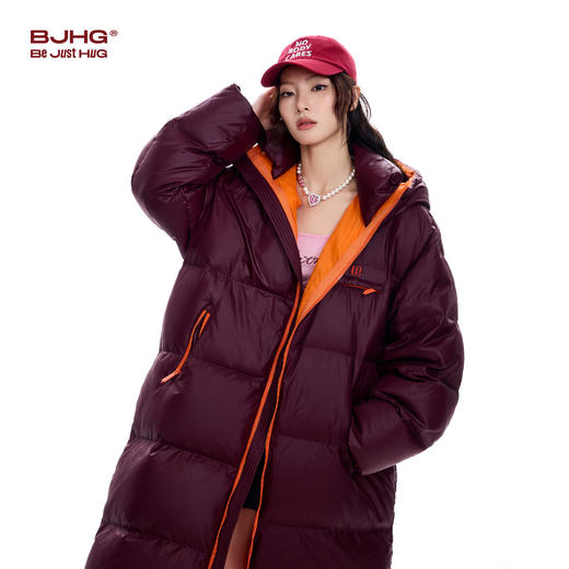 BJHG不计后果长款羽绒服女冬季新款情侣潮牌中戏高级感加厚外套男 商品图1