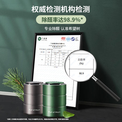 full of hope希望树车载除甲醛凝胶（100g*4） 商品图1