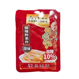 乌江 微辣榨菜丝 80g+8g/包