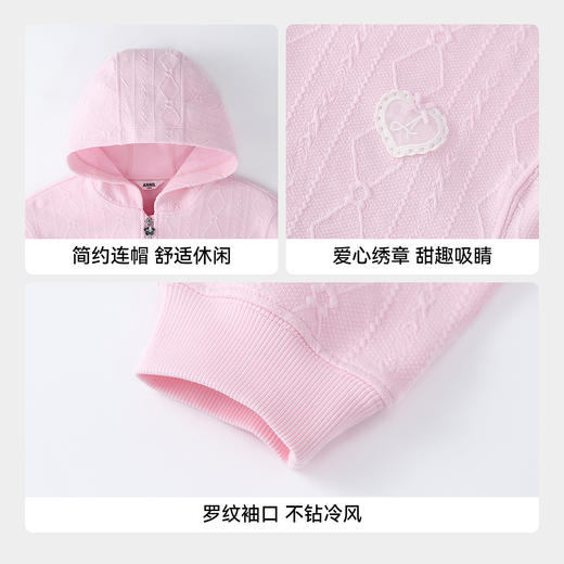 【实体店同款】女童针织外套春季新款安奈儿童装AG615110 商品图4