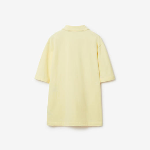 【一】BURBERRY 巴宝莉 男士马术骑士刺绣徽标棉质短袖 Polo 衫 黄色 8083602 B8639 商品图1