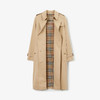 BURBERRY 巴宝莉 女士肯辛顿版型 – 长款 Heritage Trench 束腰风衣 米色 8079414 A1366 商品缩略图1