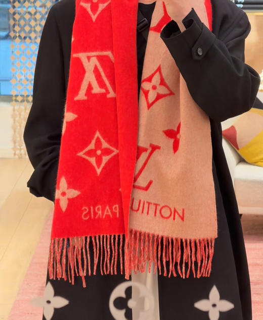 YP75-驴家经典款印花流苏围巾（DSX） 商品图12