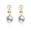 【挚友限定】(挂珠款)18K金可换珠耳夹 极光澳白珍珠 水滴型11-12mm QC 商品缩略图4