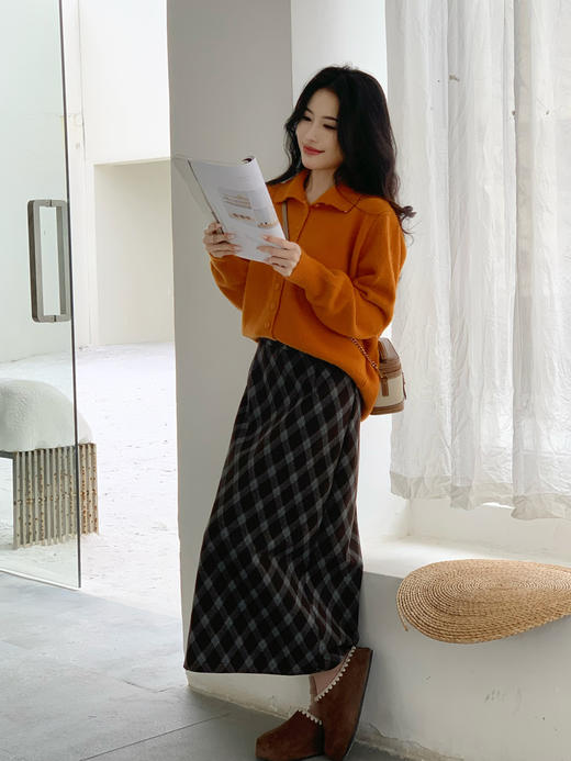 【百图lulu定制】【小汤圆毛衣】可立领 可翻领 长袖 开衫 毛衣外套 商品图9