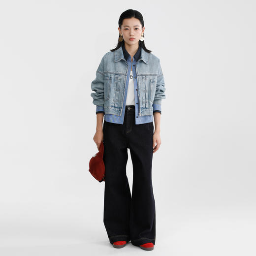 朵拉梵西牛仔外套F29A1136 商品图0