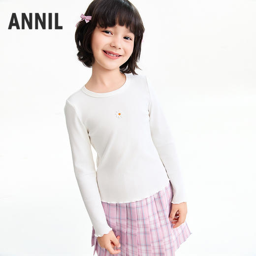 【实体店同款】女童长袖针织衫春季新款安奈儿童装AG611082 商品图2