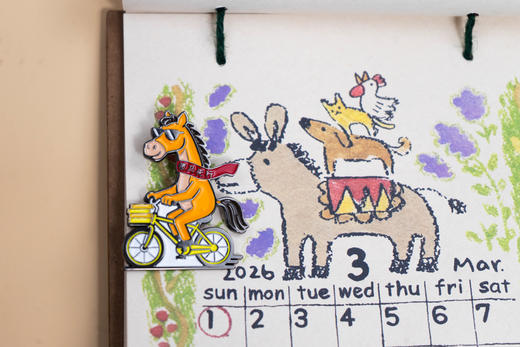 寻知系列·策马自行（徽章） 法律出版社文创用品 商品图1