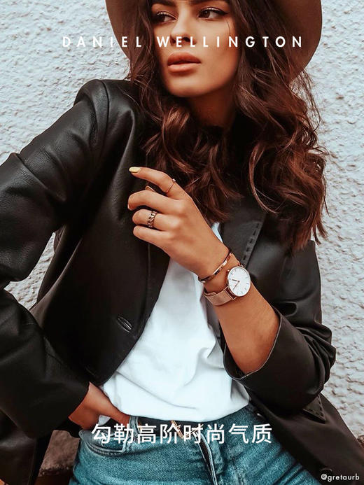 奥莱年货处理！【新年礼物】DW男女士手表PETITE系列流金石英腕表男女款轻奢气质 商品图2