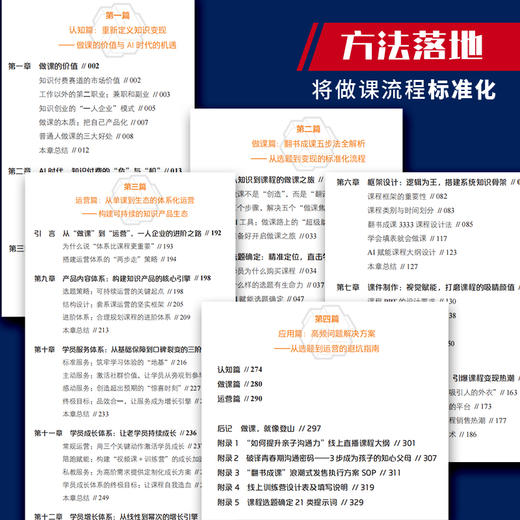 翻书成课：AI时代打造*课程的实战手册 路彬著 AI赋能流量变现课程变现知识付费 商品图4