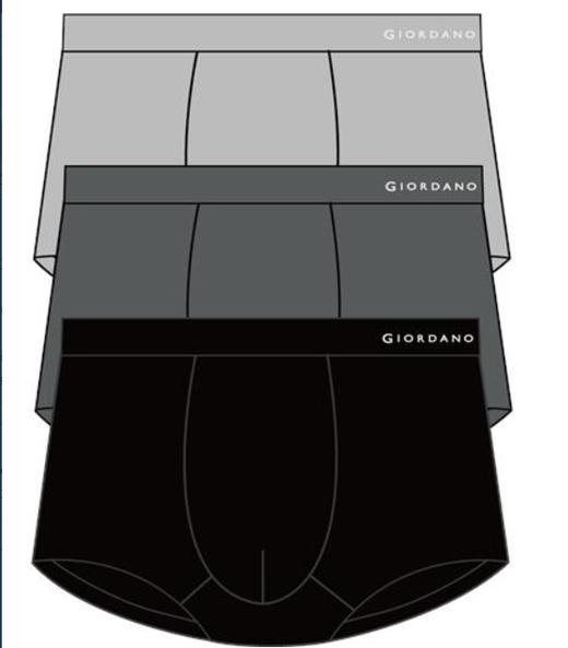 佐丹奴男装莫代尔内裤01176021 商品图0