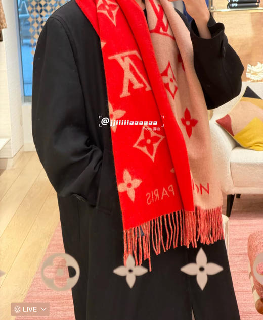 YP75-驴家经典款印花流苏围巾（DSX） 商品图11