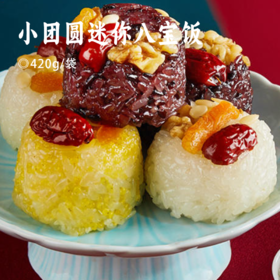 小团圆迷你八宝饭 | 小巧精致又轻盈 不加猪油拒绝油腻 烹饪简单 三种口味 红豆沙/血糯米芋泥/黄米黑芝麻