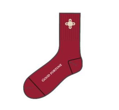 佐丹奴新年好运中筒袜（一扎两双）05456014 商品图2