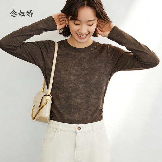 【商场同款】CNA5967 “ 潮针织 “收腰显瘦版型好穿百搭 面料细腻软绵亲肤自在 晕染花纹摩登好看 商品图9