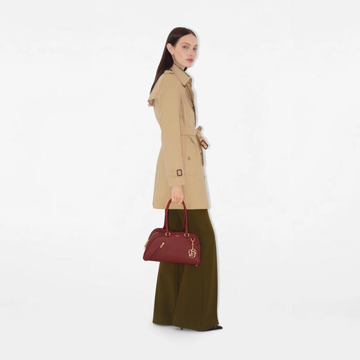 BURBERRY 巴宝莉 女士切尔西版型 – 短款 Heritage Trench 束腰风衣 蜂蜜色 8079408 A1366 商品图4