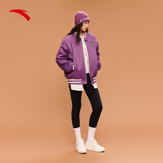 安踏好事发生丨鸿运夹克男新年款棒球服新中式休闲外套152618606 商品图3