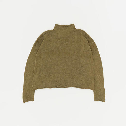 Story mfg TWINSUN ROLLNECK男女中性款手工钩针天然染色针织毛衣 商品图4