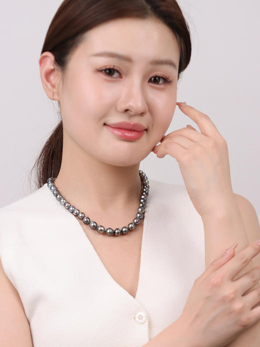 【挚友限定】s925银大溪地混彩巴洛克串珠8-11mm 商品图5