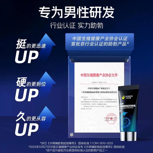 【38节专享】助硬速勃|杰士邦男士外用辅助按摩膏海绵体久硬正品 商品图2