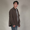 DRONKOO 2026 翻领前襟拼织带两侧橡筋微阔中厚衬衣外套 商品缩略图1