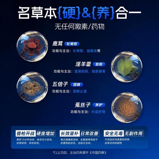 【38节专享】助硬速勃|杰士邦男士外用辅助按摩膏海绵体久硬正品 商品图3