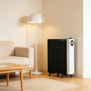 格力（GREE）【年度金榜单品】取暖器电热油汀加热电暖器立式电暖气加热器家用大面积加湿宽片 NDY23-X6022 商品图1