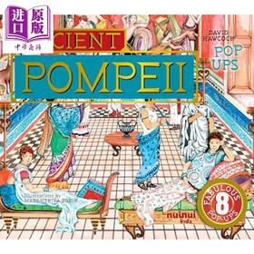 预售 【中商原版】立体书 庞贝古城 Ancient Pompeii Pop-ups 英文原版 儿童立体绘本故事书 进口童书 精装 八个精彩的3D场景 历史