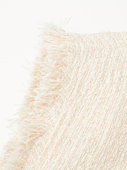 高级感小香风马甲 春夏季新款浅杏色流苏边宽松外搭背心 商品图2