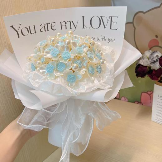 【全套材料配齐❗️亲手造浪漫】不凋谢玫瑰花束手工diy材料包自制仿真手捧花送女友七夕节日礼物。jc 商品图2