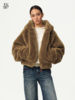 Evistub girls/E-5DWT1439/美拉德棕咖毛绒麂皮外套 商品缩略图0