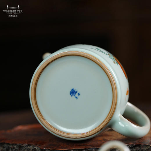 问鼎鼎峰系列天青复刻款大秦权壶（福禄双全） 商品图4