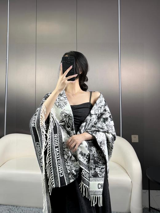 迪奥 动物印花大方巾 围巾披肩毛毯三用（ZT*DSX） 商品图1