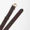 ROMI STUDIO树膏皮光滑纹理英伦风棕色腰带RWCLP37120 商品缩略图4