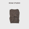 ROMI STUDIO“气质优雅”羊绒羊毛软糯肤感V领毛织打底RWDSS61906 商品缩略图2