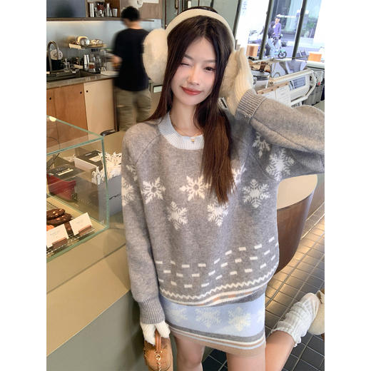 <曾小咸推荐>现货秒杀 ！微信超特价！费尔岛针织衫 日常189.99 立减110 秒杀79.99！！半裙 日常129.99 立减70 秒杀59.99！！ 商品图11