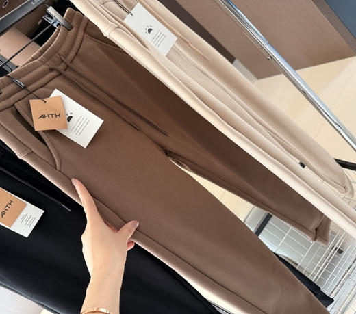 ahth七级情侣防风裤加绒裤运动裤 商品图3