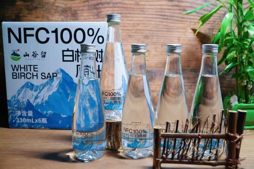 吉林敦化 山谷留 白桦树汁330ml/瓶*6 商品图0